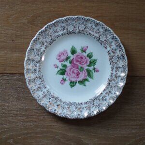 The Sebring Pottery Co. | Vintage China Bouquet Dessert/Bread Plate